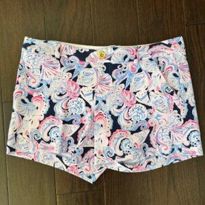 Lilly Pulitzer - Callahan 5" Knit Shorts High Tide It's For Shore - Size 6